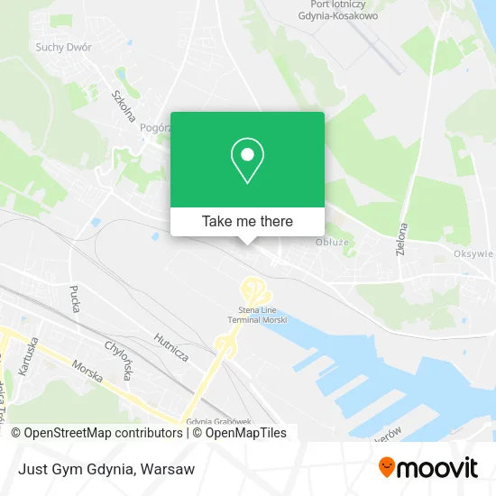 Карта Just Gym Gdynia