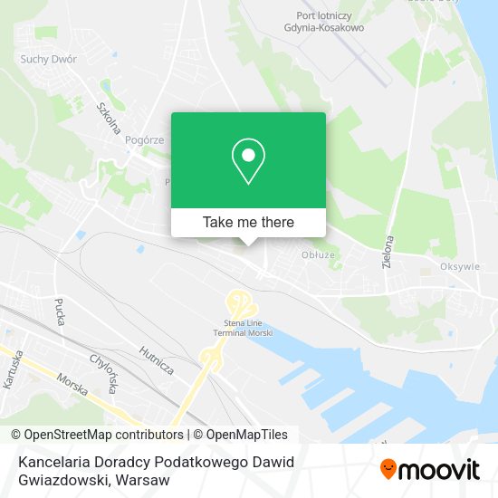 Kancelaria Doradcy Podatkowego Dawid Gwiazdowski map