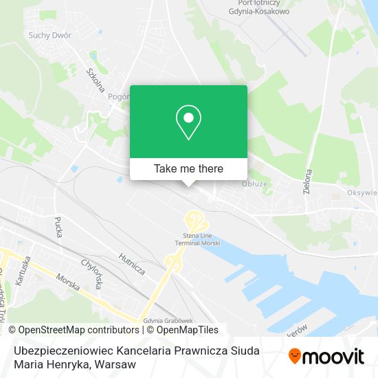 Ubezpieczeniowiec Kancelaria Prawnicza Siuda Maria Henryka map