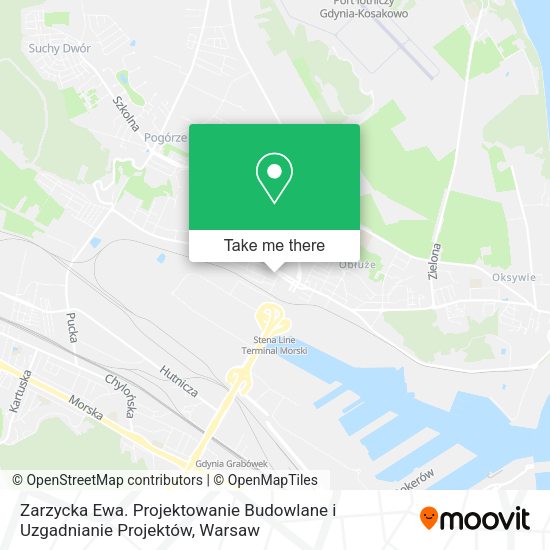 Zarzycka Ewa. Projektowanie Budowlane i Uzgadnianie Projektów map