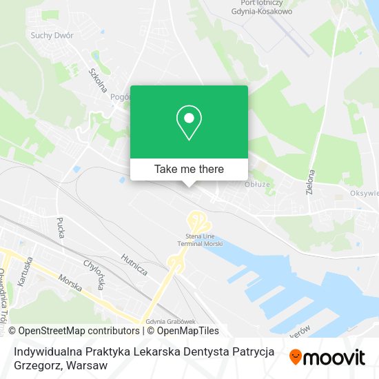 Indywidualna Praktyka Lekarska Dentysta Patrycja Grzegorz map