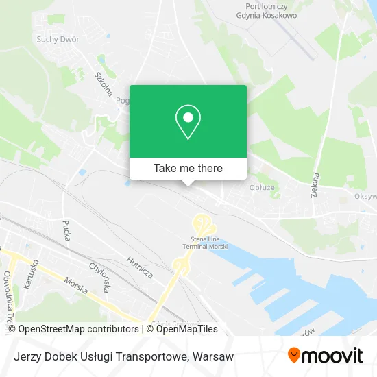 Jerzy Dobek Usługi Transportowe map
