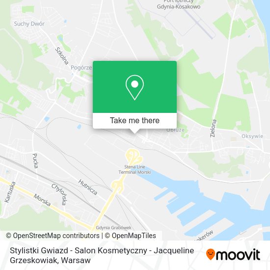 Stylistki Gwiazd - Salon Kosmetyczny - Jacqueline Grzeskowiak map