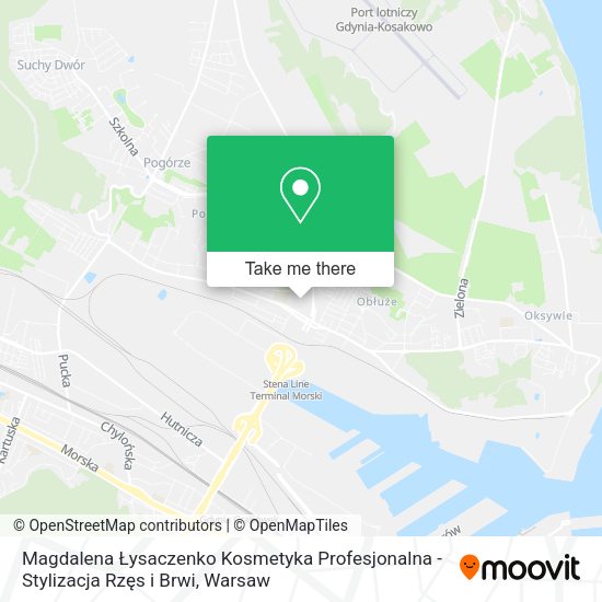 Magdalena Łysaczenko Kosmetyka Profesjonalna - Stylizacja Rzęs i Brwi map