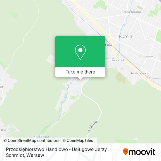 Przedsiębiorstwo Handlowo - Usługowe Jerzy Schmidt map