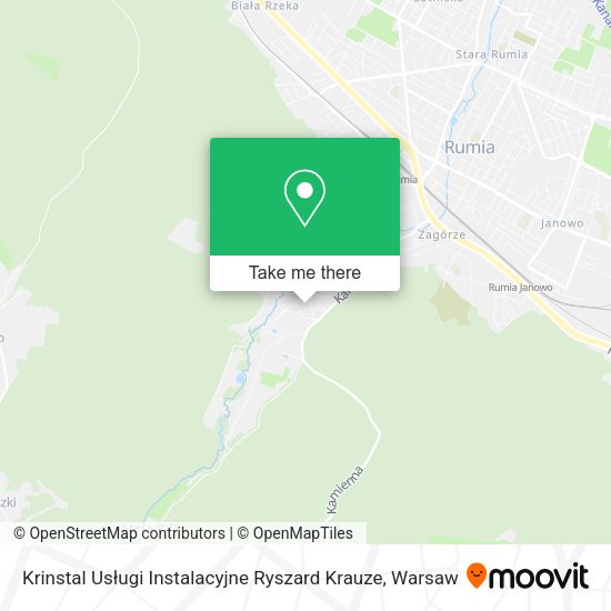 Krinstal Usługi Instalacyjne Ryszard Krauze map