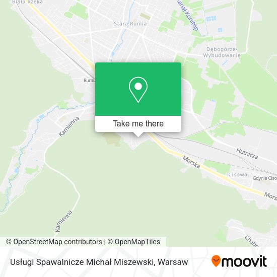 Usługi Spawalnicze Michał Miszewski map