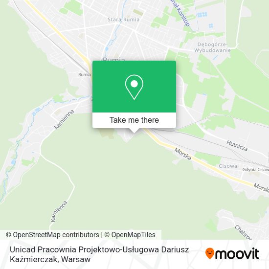 Unicad Pracownia Projektowo-Usługowa Dariusz Kaźmierczak map