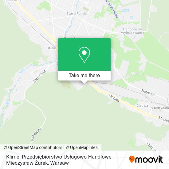 Klimel Przedsiębiorstwo Usługowo-Handlowe Mieczysław Żurek map