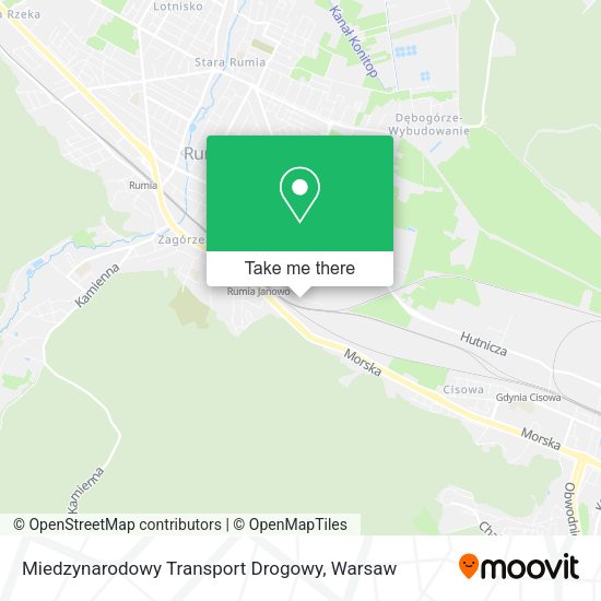 Карта Miedzynarodowy Transport Drogowy