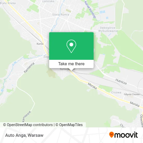 Карта Auto Anga