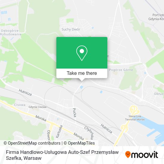 Firma Handlowo-Usługowa Auto-Szef Przemysław Szefka map