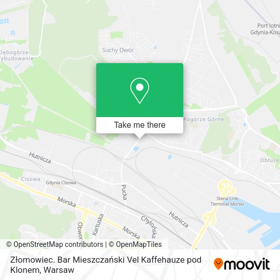 Złomowiec. Bar Mieszczański Vel Kaffehauze pod Klonem map