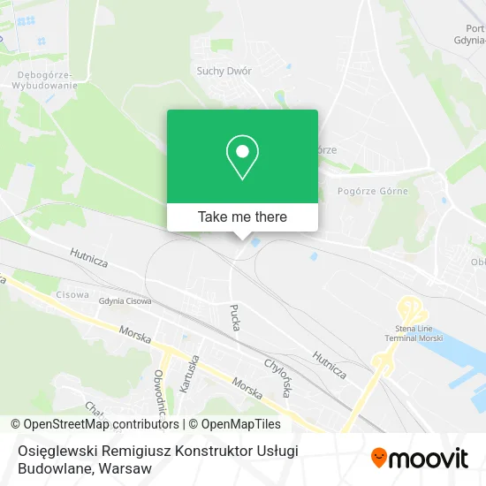 Карта Osięglewski Remigiusz Konstruktor Usługi Budowlane
