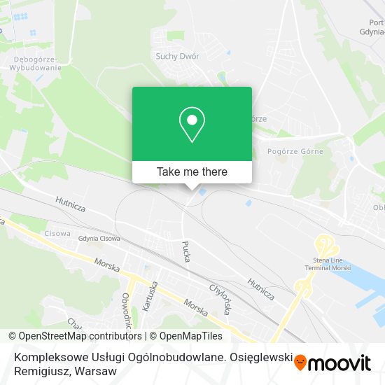 Kompleksowe Usługi Ogólnobudowlane. Osięglewski Remigiusz map