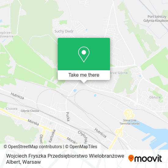 Wojciech Fryszka Przedsiębiorstwo Wielobranżowe Albert map