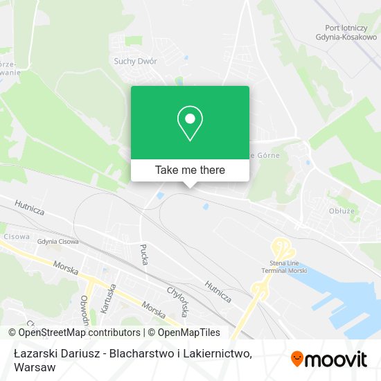 Łazarski Dariusz - Blacharstwo i Lakiernictwo map