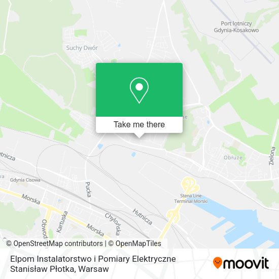 Elpom Instalatorstwo i Pomiary Elektryczne Stanisław Płotka map