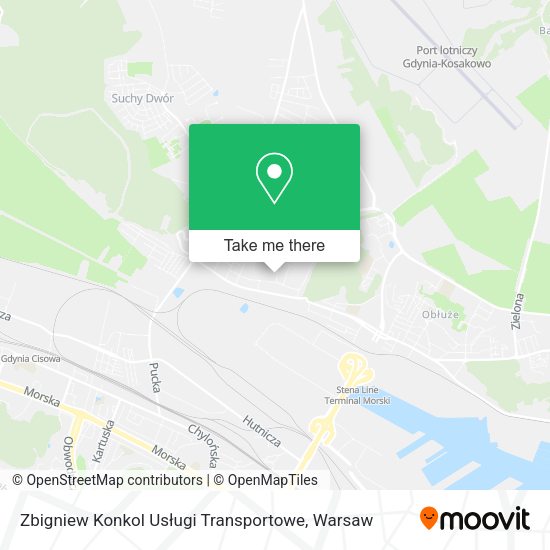 Zbigniew Konkol Usługi Transportowe map