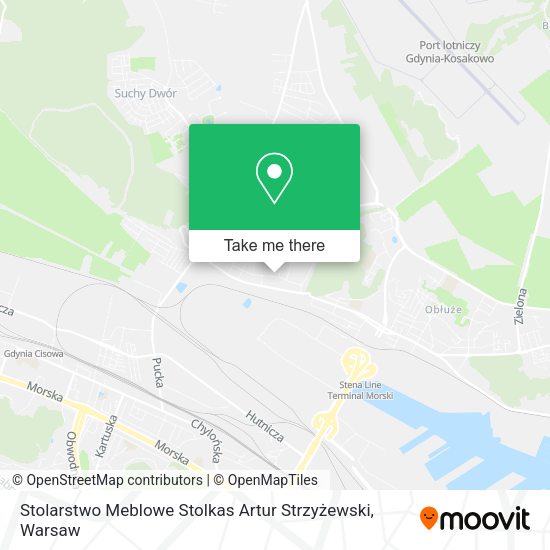 Stolarstwo Meblowe Stolkas Artur Strzyżewski map