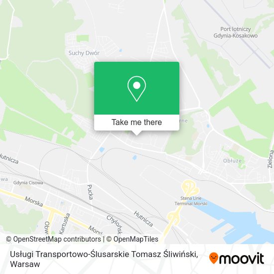 Usługi Transportowo-Ślusarskie Tomasz Śliwiński map