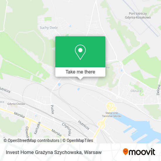 Invest Home Grażyna Szychowska map