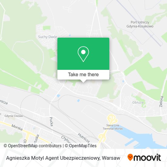 Agnieszka Motyl Agent Ubezpieczeniowy map