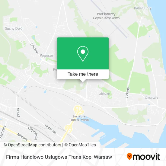 Карта Firma Handlowo Uslugowa Trans Kop