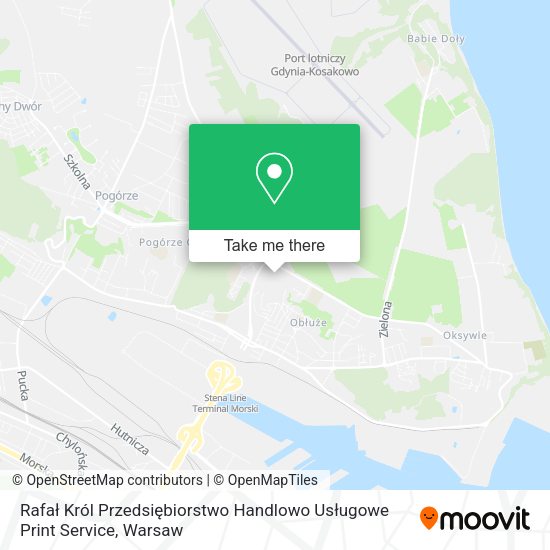 Rafał Król Przedsiębiorstwo Handlowo Usługowe Print Service map