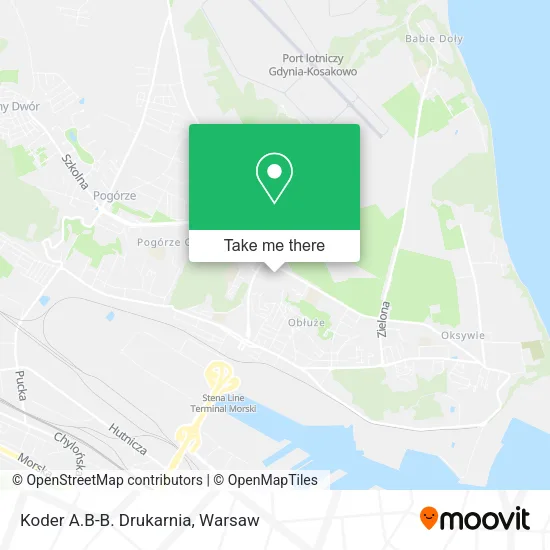 Карта Koder A.B-B. Drukarnia