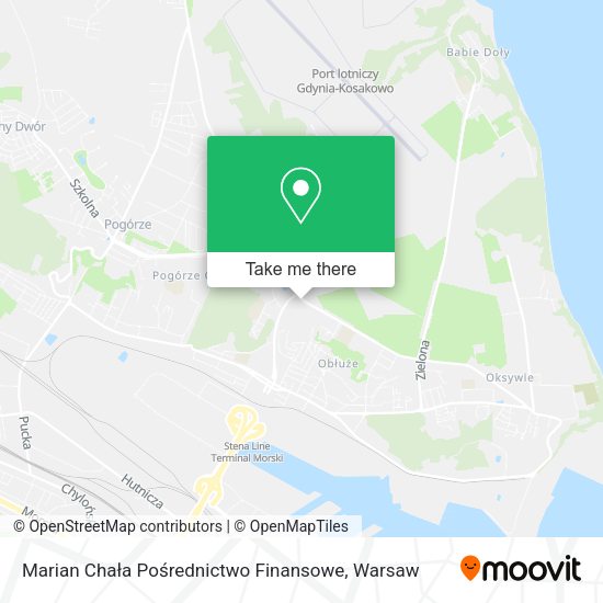 Marian Chała Pośrednictwo Finansowe map