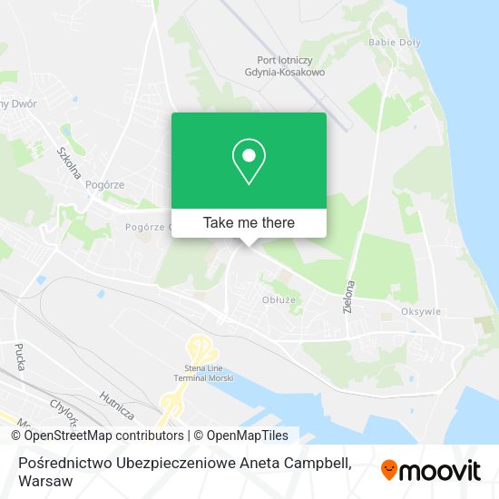 Pośrednictwo Ubezpieczeniowe Aneta Campbell map