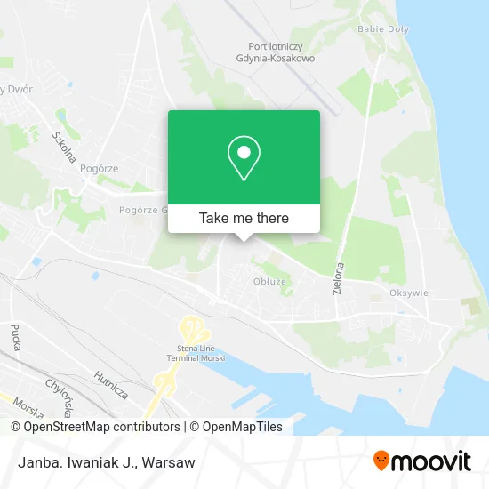 Карта Janba. Iwaniak J.