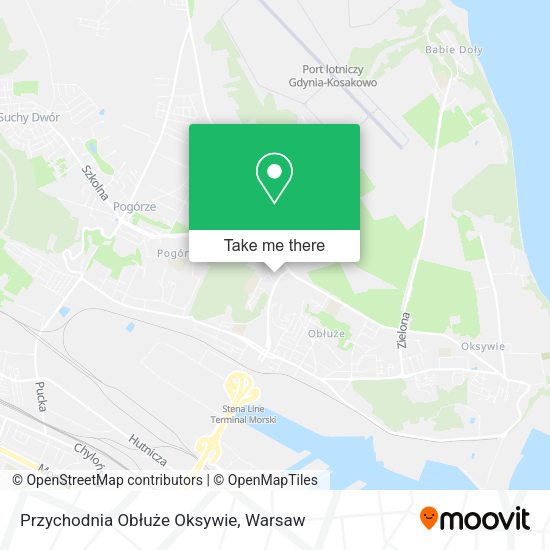 Przychodnia Obłuże Oksywie map