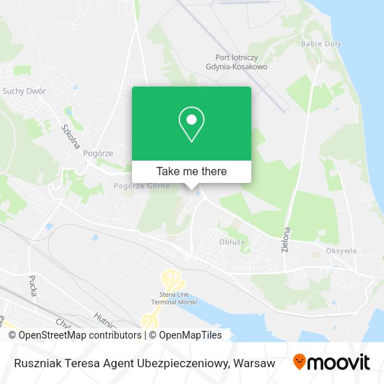 Ruszniak Teresa Agent Ubezpieczeniowy map