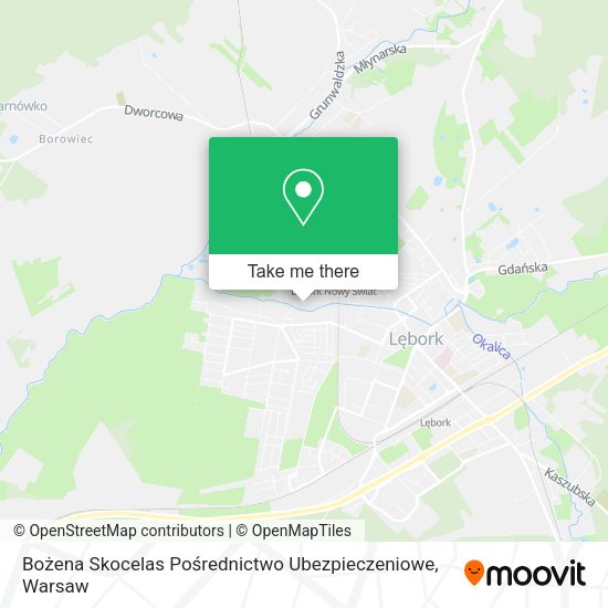 Bożena Skocelas Pośrednictwo Ubezpieczeniowe map