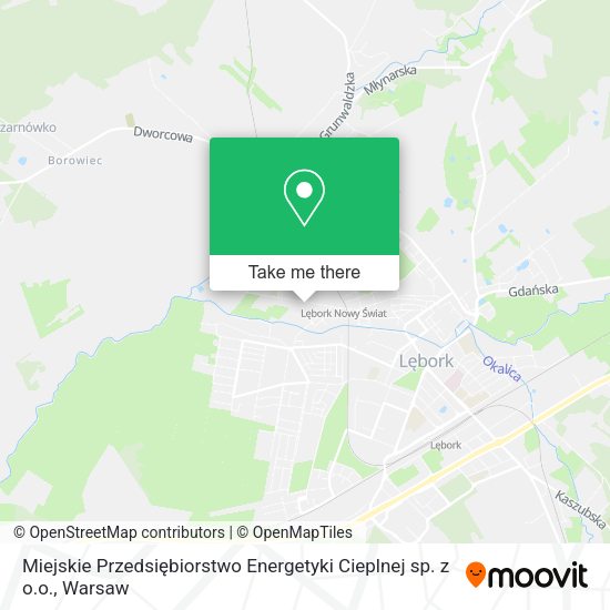 Miejskie Przedsiębiorstwo Energetyki Cieplnej sp. z o.o. map