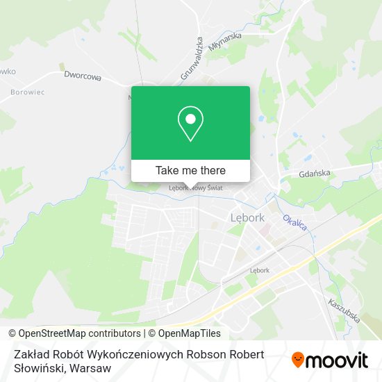 Zakład Robót Wykończeniowych Robson Robert Słowiński map