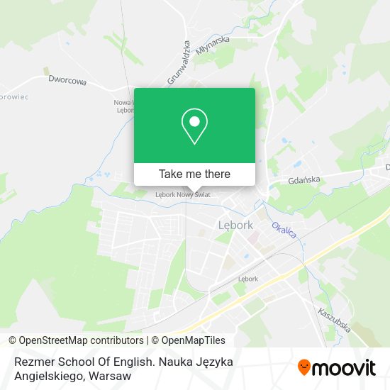 Rezmer School Of English. Nauka Języka Angielskiego map