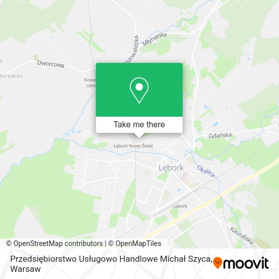 Przedsiębiorstwo Usługowo Handlowe Michał Szyca map