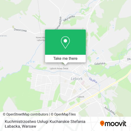 Kuchmistrzostwo Usługi Kucharskie Stefania Łabacka map