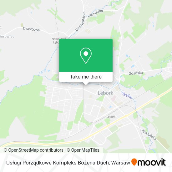 Usługi Porządkowe Kompleks Bożena Duch map