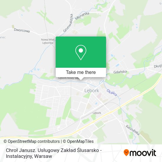 Chroł Janusz. Usługowy Zakład Ślusarsko - Instalacyjny map