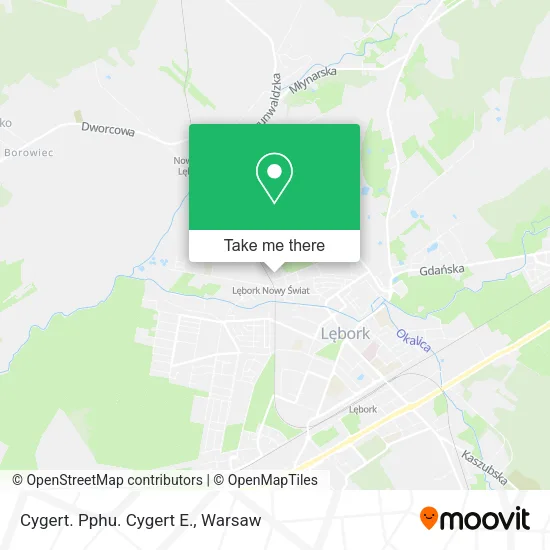 Карта Cygert. Pphu. Cygert E.