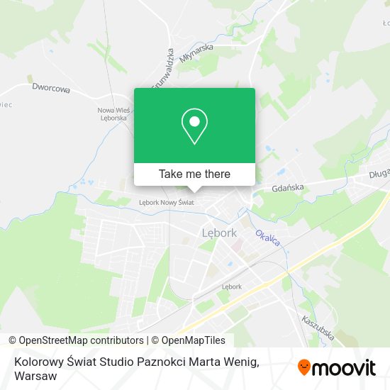 Kolorowy Świat Studio Paznokci Marta Wenig map