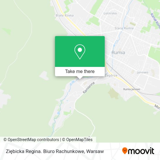 Ziębicka Regina. Biuro Rachunkowe map