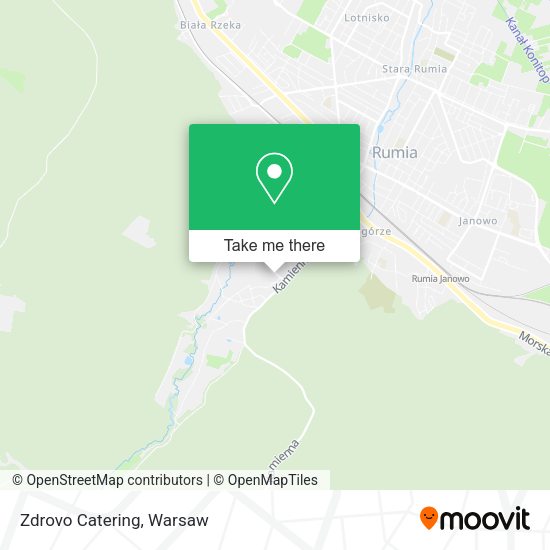 Zdrovo Catering map