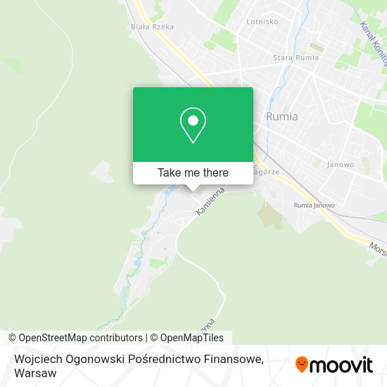 Wojciech Ogonowski Pośrednictwo Finansowe map