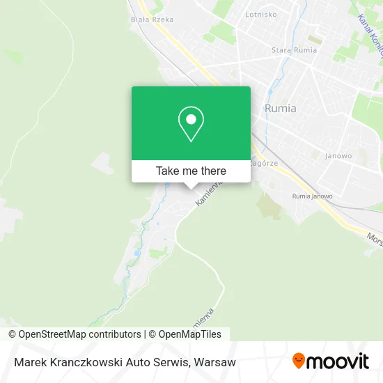 Карта Marek Kranczkowski Auto Serwis