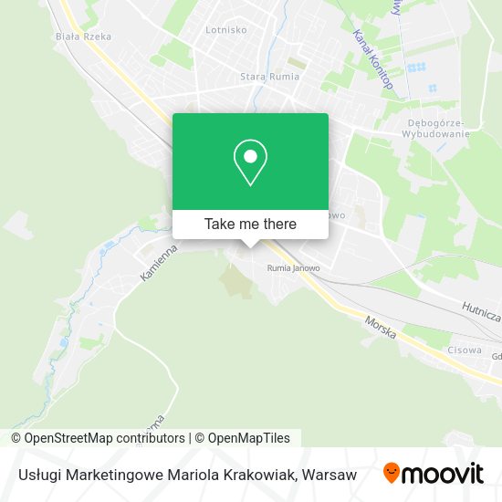 Usługi Marketingowe Mariola Krakowiak map